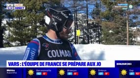 Vars: trois skieurs de l'équipe de France s'entraînent pour les JO d'hiver