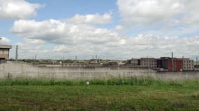 Vue de la maison d'arrêt de Villepinte, en Seine-Saint-Denis, le 28 mai 2008.