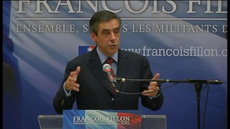 François Fillon lors de son dernier meeting avant le vote, samedi 17 novmebre