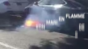 Une Tesla prend feu en pleine rue, nouveau coup dur pour Elon Musk