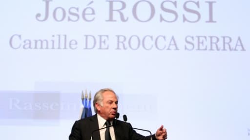 Le député Les Républicains (LR) de Corse-du-Sud Camille de Rocca Serra, le 10 décembre 2015 à Ajaccio