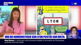 Rhône: une bande dessinée humoristique sur Lyon postée sur Instagram