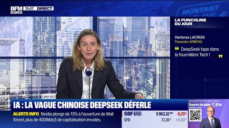 La bourse cash : « DeepSeek tape dans la fourmilière Tech » - 27/01