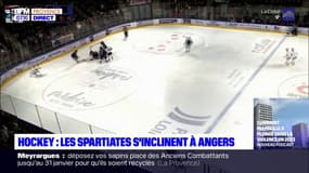 Hockey sur glace: les Spartiates s'inclinent à Angers