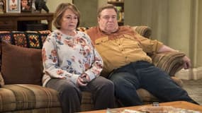 Roseanne Barr et John Goodman dans Roseanne