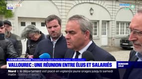 Fermeture de l'usine Vallourec: "Notre priorité, c'est de retrouver du boulot aux ouvriers", pour Xavier Bertrand, président de la région Hauts-de-France