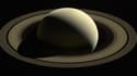 Une image de la planète Saturne prise par la sonde Cassini en octobre 2016.