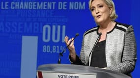 Marine Le Pen à Lyon, le 1er juin 2018.