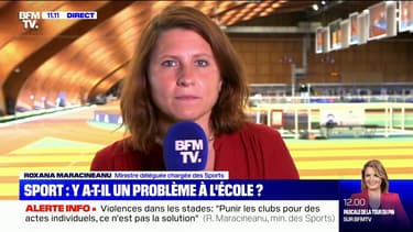 Roxana Maracineanu, ministre déléguée aux Sports, sur BFMTV ce mardi 21 septembre 2021