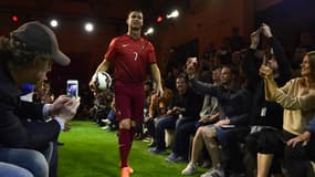 Cristiano Ronaldo lors d'un événement Nike en 2014