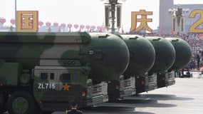 Le DF 41, le missile balistique était au cœur du défilé militaire chinois du 1er octobre 2019. PHOTO D'ILLUSTRATION