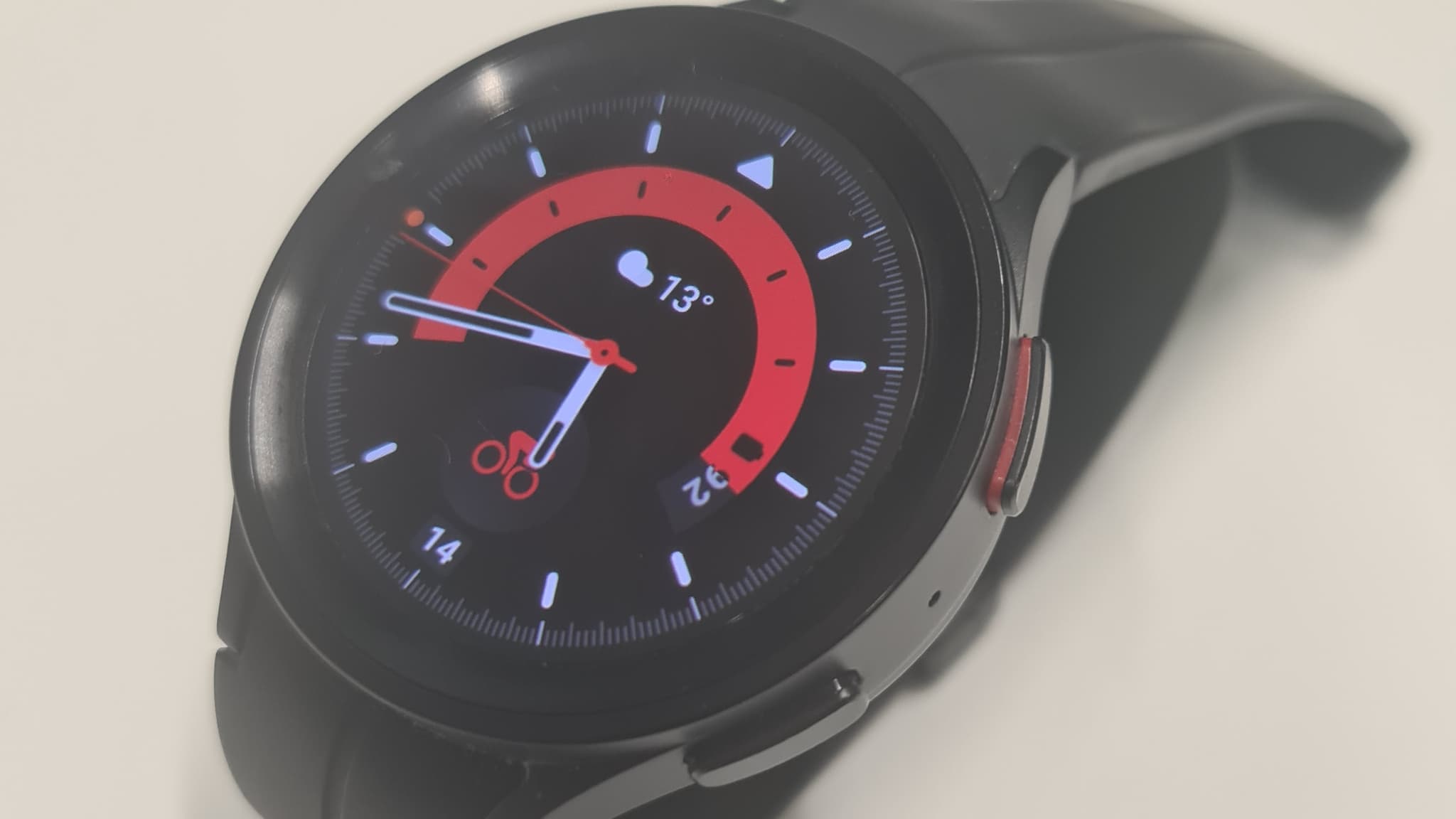 L'écran de la Samsung Galaxy Watch 5 Pro. L'écran de la Samsung Galaxy Watch 5 Pro.