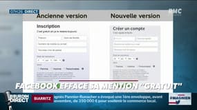 Facebook a effacé sa mention "C'est gratuit et ça le restera toujours"