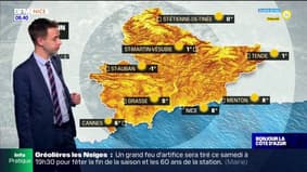 Météo Côte d’Azur: un soleil très généreux ce jeudi, 16°C attendus à Nice