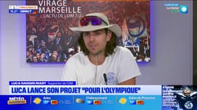 OM: Luca, supporter, va courir entre Marseille et Lyon pour assister à l'Olympico 
