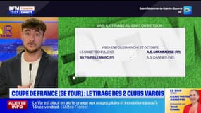 Coupe de France: le tirage des deux clubs varois pour le sixième tour