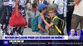 Retour en classe pour les écoliers du Rhône ! 