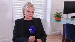 Muriel Robin sur BFMTV le 28 novembre 2025. 