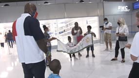 JO 2021 : Riner prend la direction du Japon sous les encouragements de ses enfants