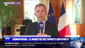 Chants homophobes dans les stades: "On (va) mettre un terme aux dérives qu'on peut constater", assure le ministre des Sports Gil Avérous