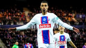 Hugo Ekitike buteur pour le PSG en 32e de finale de Coupe de France, 6 janvier 2022