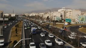 Une autoroute en Iran.