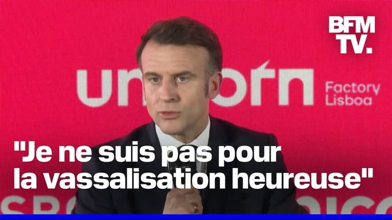 Emmanuel Macron évoque les rapports complexes entre l'Union européenne et le gouvernement Trump