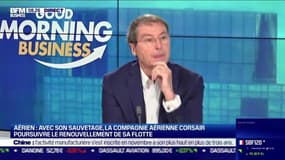 Pascal de Izaguirre (Corsair) : Aérien, la compagnie française Corsair va bénéficier d'un plan de sauvetage de 297 millions d'euros impliquant l'Etat - 30/11