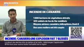 Incendie au camp de Canjuers: une explosion fait sept blessés