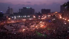 La place Tahrir du Caire, coeur la contestation anti-Morsi