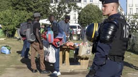 Le 23 juillet, les migrants avaient été évacués du square Daviais de Nantes. Une partie d'entre eux avaient trouvé refuge dans un ex-lycée abandonné.