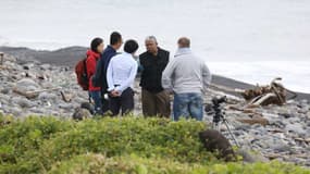 Un expert malaisien sur une plage à La Réunion