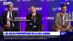 "On est heureux": les mots de Jean-Michel Aulas après son rachat de la LDLC Arena
