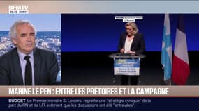 L'édito politique - Marine Le Pen: entre les prétoires et la campagne