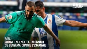 Real: Zidane encense la talonnade de Benzema contre l'Espanyol