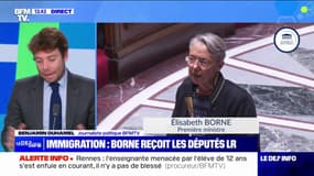Loi immigration: Élisabeth Borne reçoit les députés LR