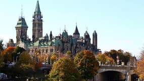 Le Parlement Fédéral d'Ottawa, capitale du Canada