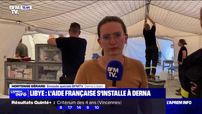 Libye: un hôpital français s'installe à Derna, pour secourir les victimes des inondations