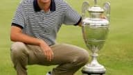 Drew Weaver lors de sa victoire au British Open amateur