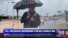 Des rafales de vent supérieures à 100km/h enregistrées dans le sud de la France
