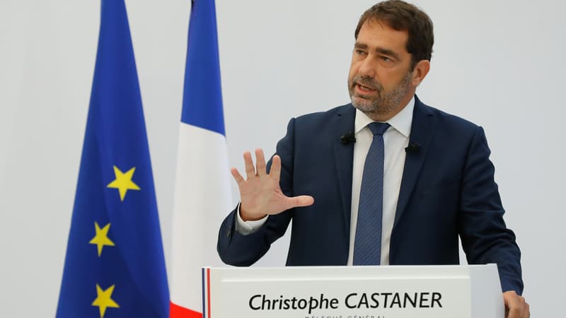 Le secrétaire d'Etat aux relations avec le Parlement Christophe Castaner, 