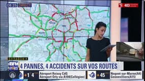 Trafic exceptionnel sur les routes d'Ile-de-France