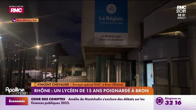 Un adolescent de 15 ans a été blessé à l’arme blanche hier après-midi à Bron