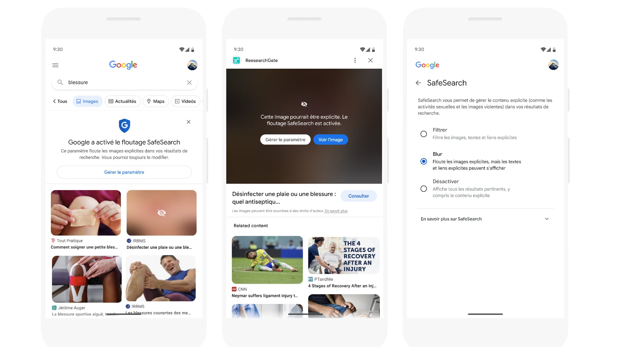 Le mode SafeSearch renforcé de Google