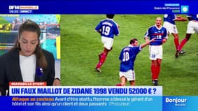 Un faux maillot de Zidane 1998, a-t-il été vendu 52 000 euros aux enchères ?