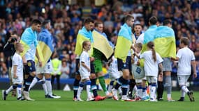 Les joueurs d'Everton face à ceux du Dynamo Kiev en amical, le 29 juillet 2022.