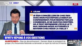 Puis-je rentrer chez moi le 10 mai afin que mon fils reprenne l'école le 11 ? 