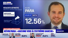 Législatives dans les Hautes-Alpes: le candidat LR Kévin Para estime qu'"aucune voix" ne doit aller à "l'extrême-gauche"