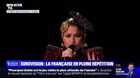 Eurovision : la Française en pleine répétition - 13/05