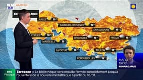 Météo Bouches-du-Rhône: ciel assez couvert avec des températures douces